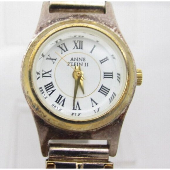 Women Anne Klein II Quartz WR Analog 19mm Round Watch (H145) "New Battery" - Picture 1 of 11